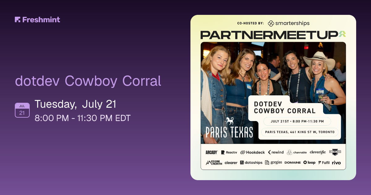 Image for dotdev Cowboy Corral event